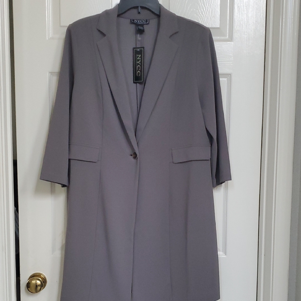 NYC Women's Elegant Gray Blazer
